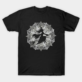 Mandala Circle Witch T-Shirt